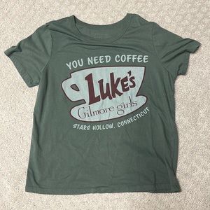 Green Gilmore girls shirt sleeve T-shirt sz L